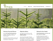 Tablet Screenshot of dornfinancial.com